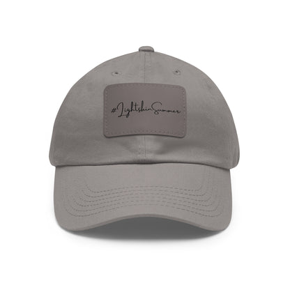 #LightskinSummer Dad Hat with Leather Patch