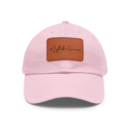 #LightskinSummer Dad Hat with Leather Patch