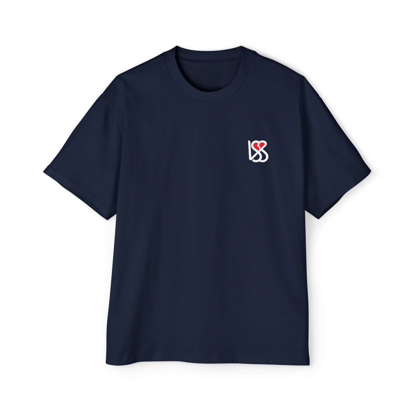 "On My Worst Behavior" Back | LSS Front logo | Unisex Heavy Oversized Tee [Colorways]