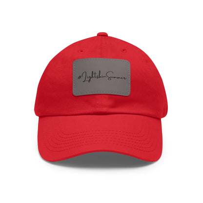 #LightskinSummer Dad Hat with Leather Patch