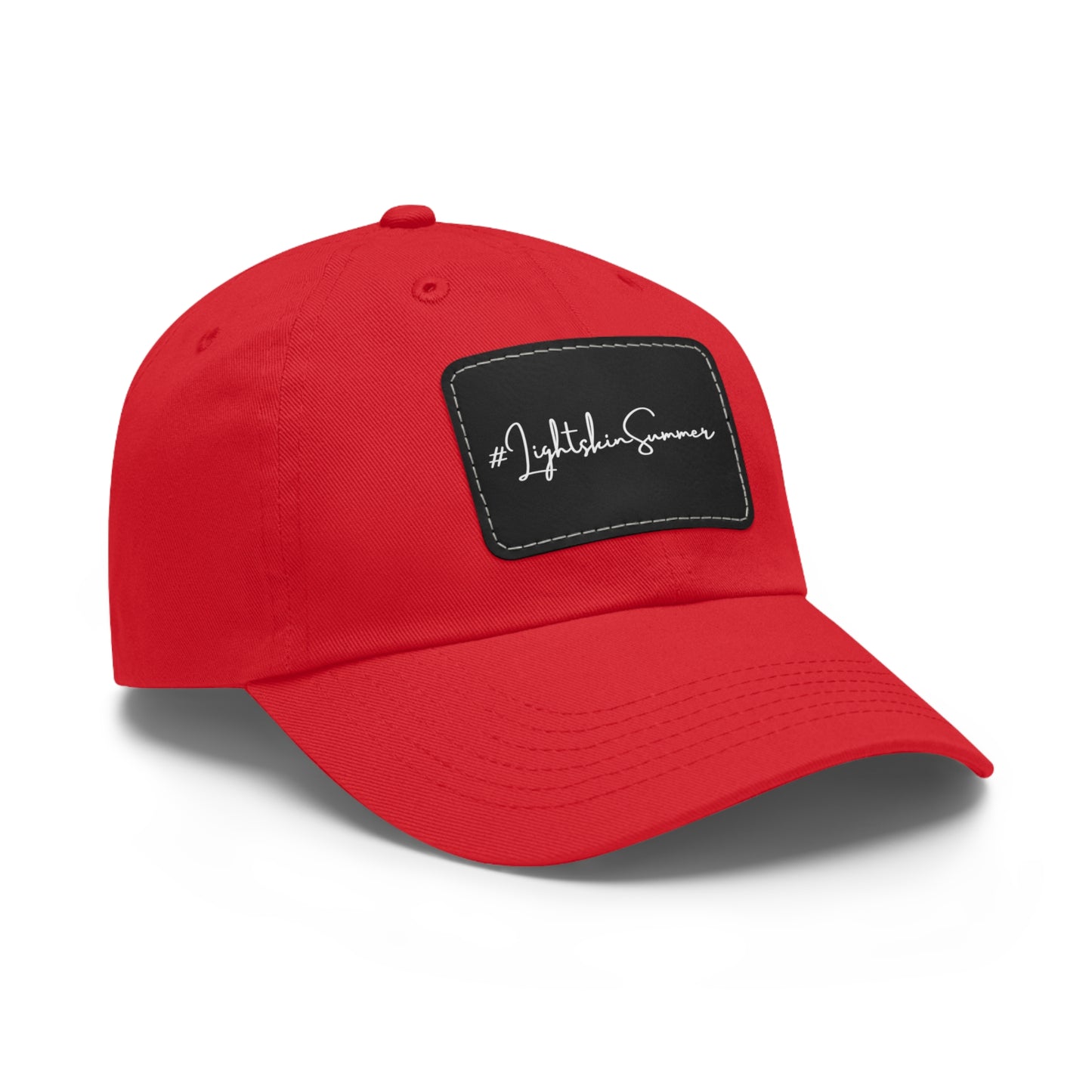 #LightskinSummer Dad Hat with Leather Patch
