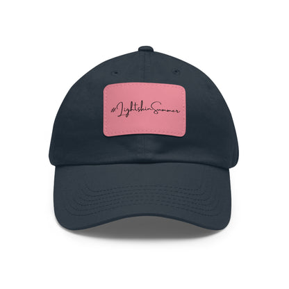 #LightskinSummer Dad Hat with Leather Patch