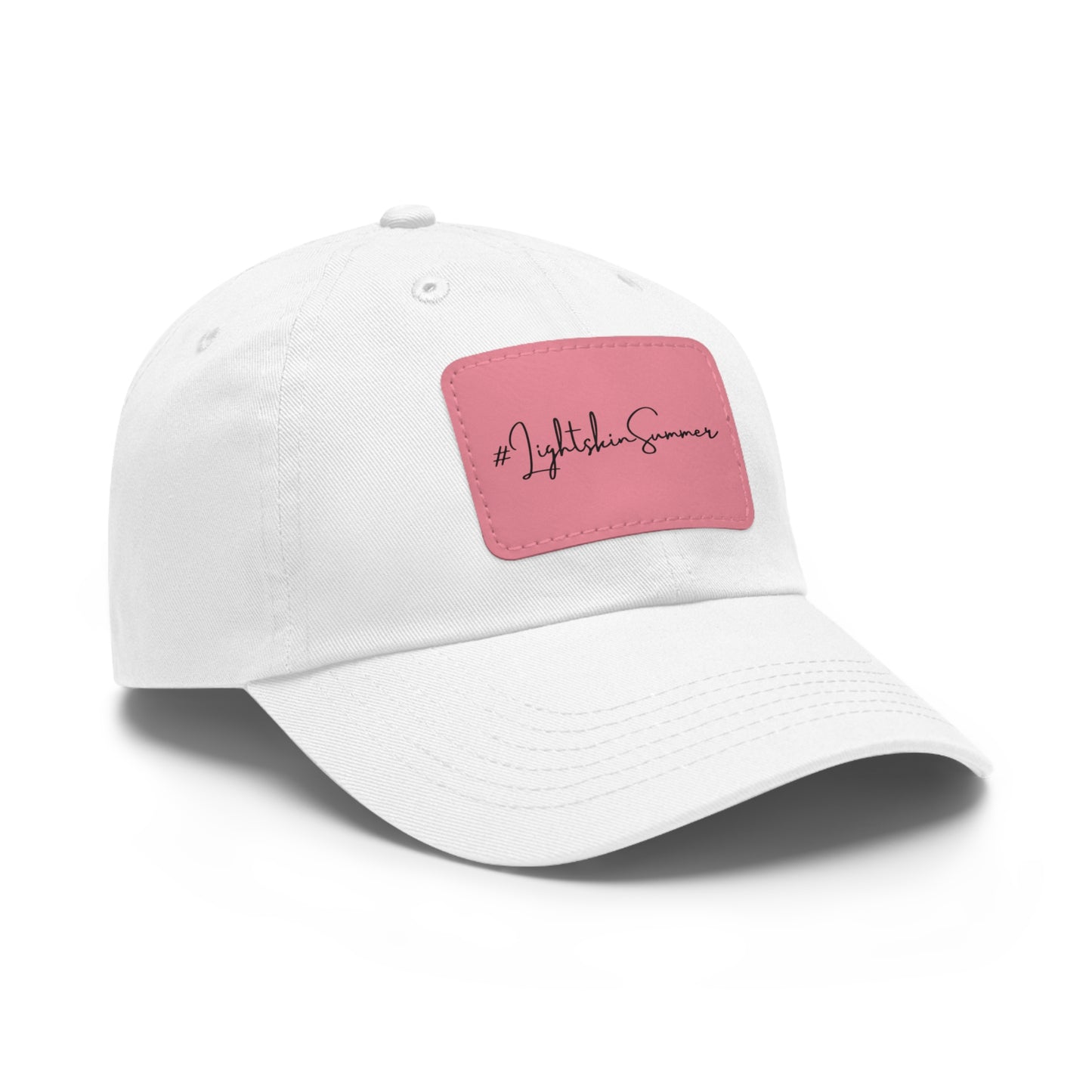 #LightskinSummer Dad Hat with Leather Patch