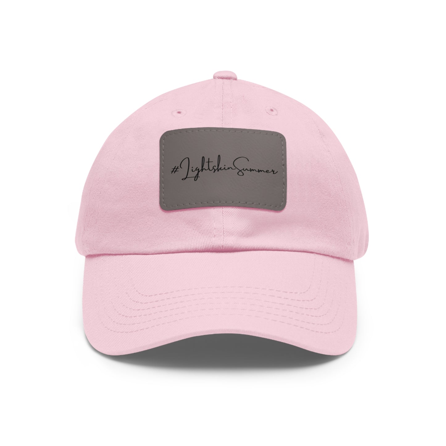 #LightskinSummer Dad Hat with Leather Patch