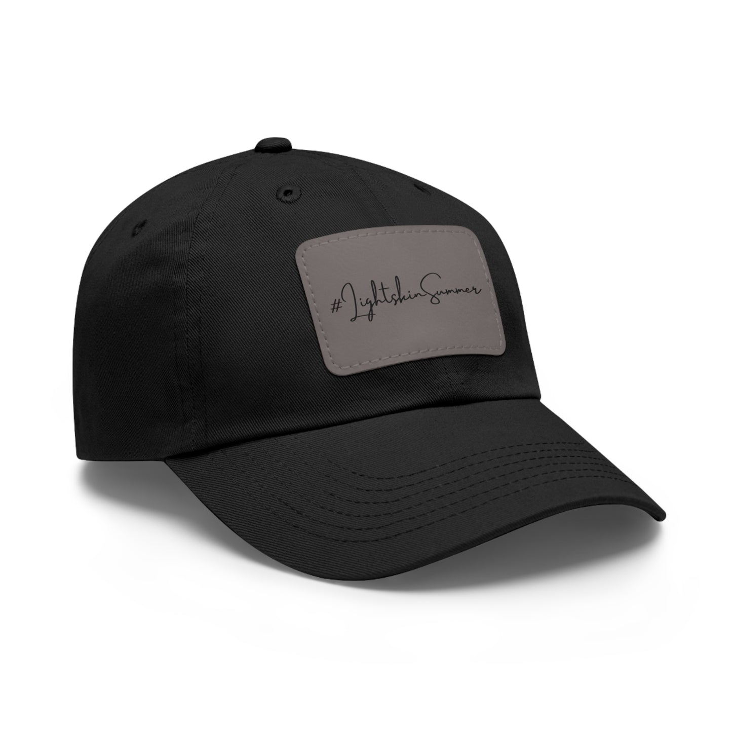 #LightskinSummer Dad Hat with Leather Patch