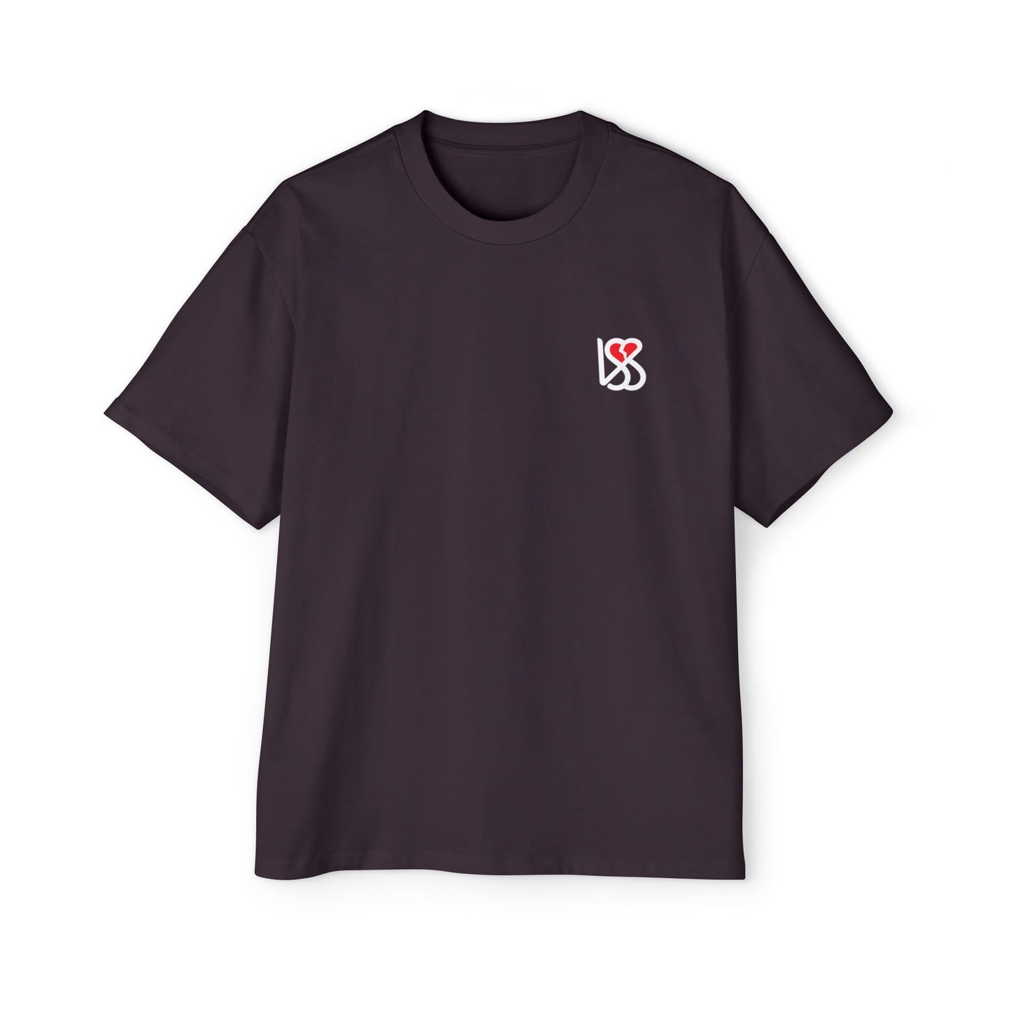 "On My Worst Behavior" Back | LSS Front logo | Unisex Heavy Oversized Tee [Colorways]