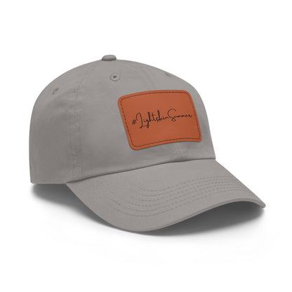 #LightskinSummer Dad Hat with Leather Patch