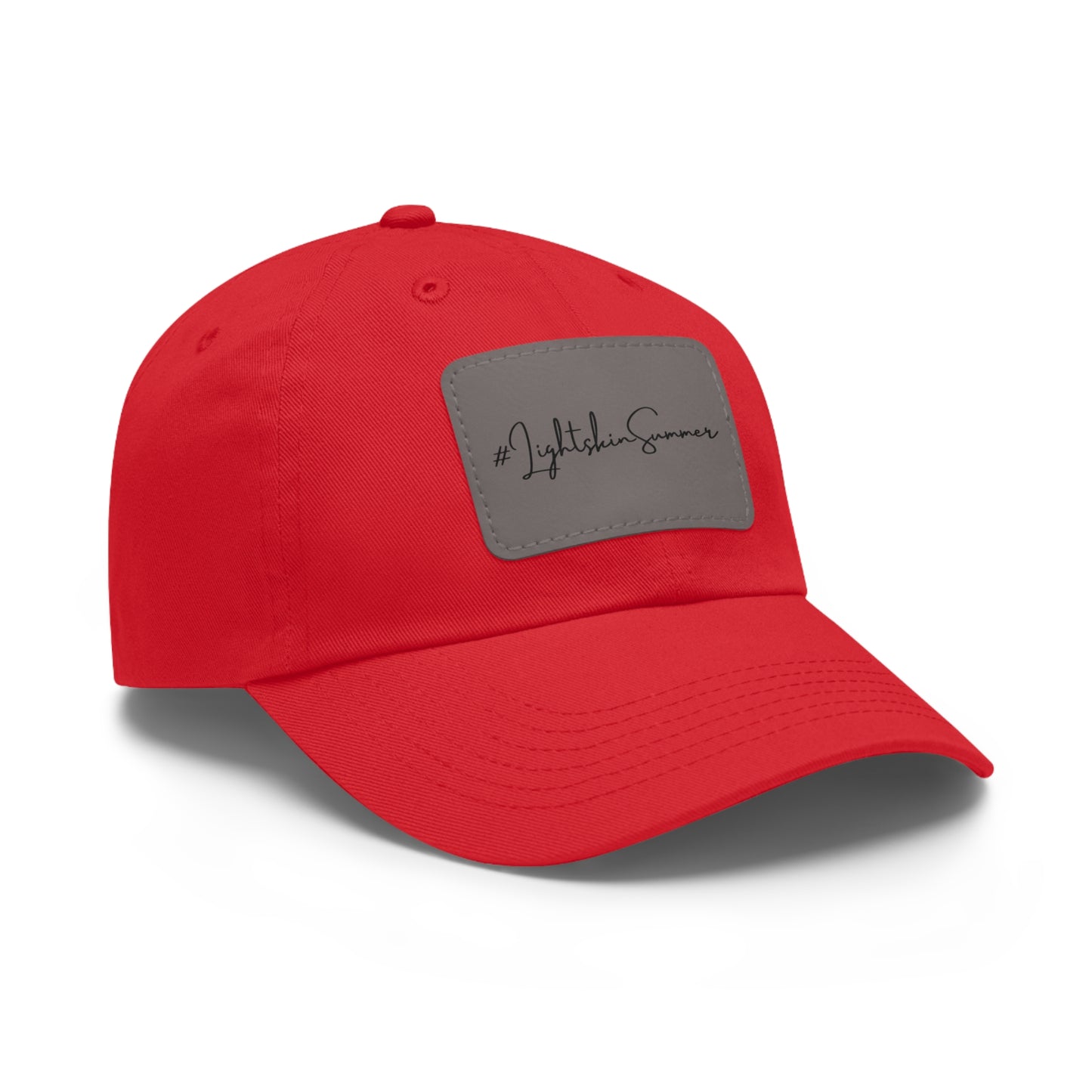 #LightskinSummer Dad Hat with Leather Patch