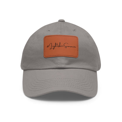 #LightskinSummer Dad Hat with Leather Patch