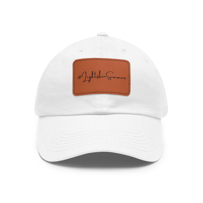 #LightskinSummer Dad Hat with Leather Patch