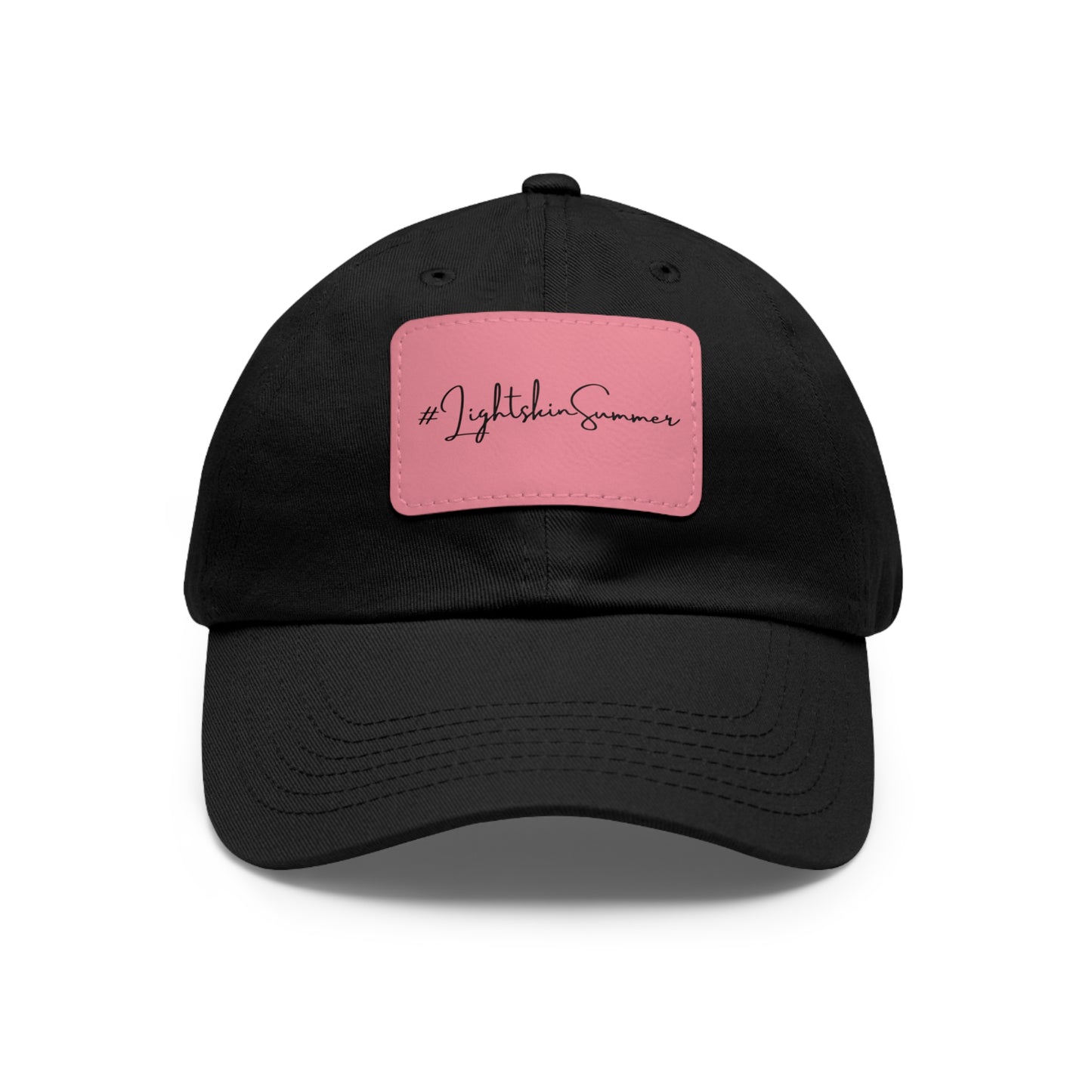 #LightskinSummer Dad Hat with Leather Patch