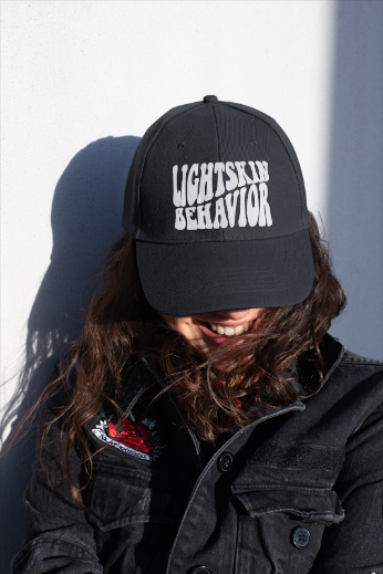 LightSkin Behavior Embroidered Snapback Trucker Cap - Trendy Adjustable Hat