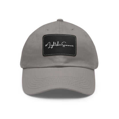 #LightskinSummer Dad Hat with Leather Patch