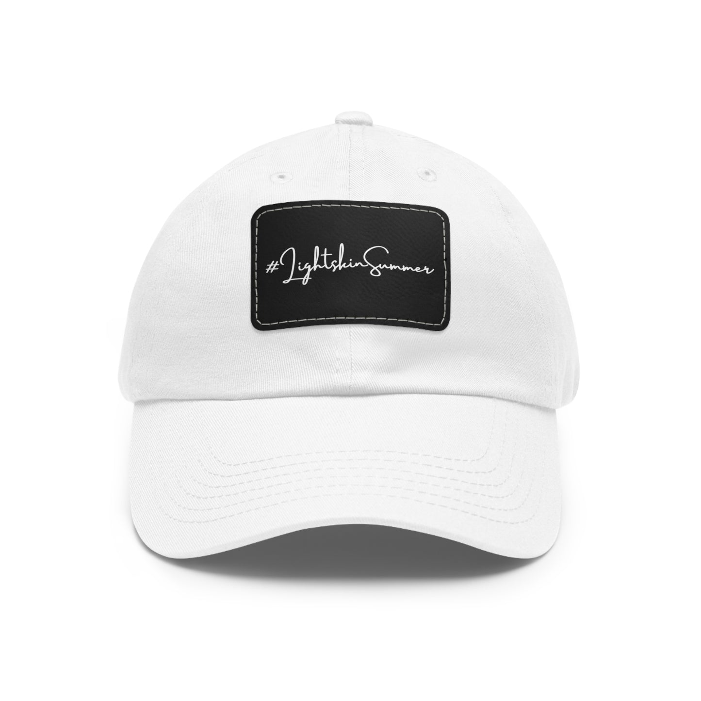 #LightskinSummer Dad Hat with Leather Patch