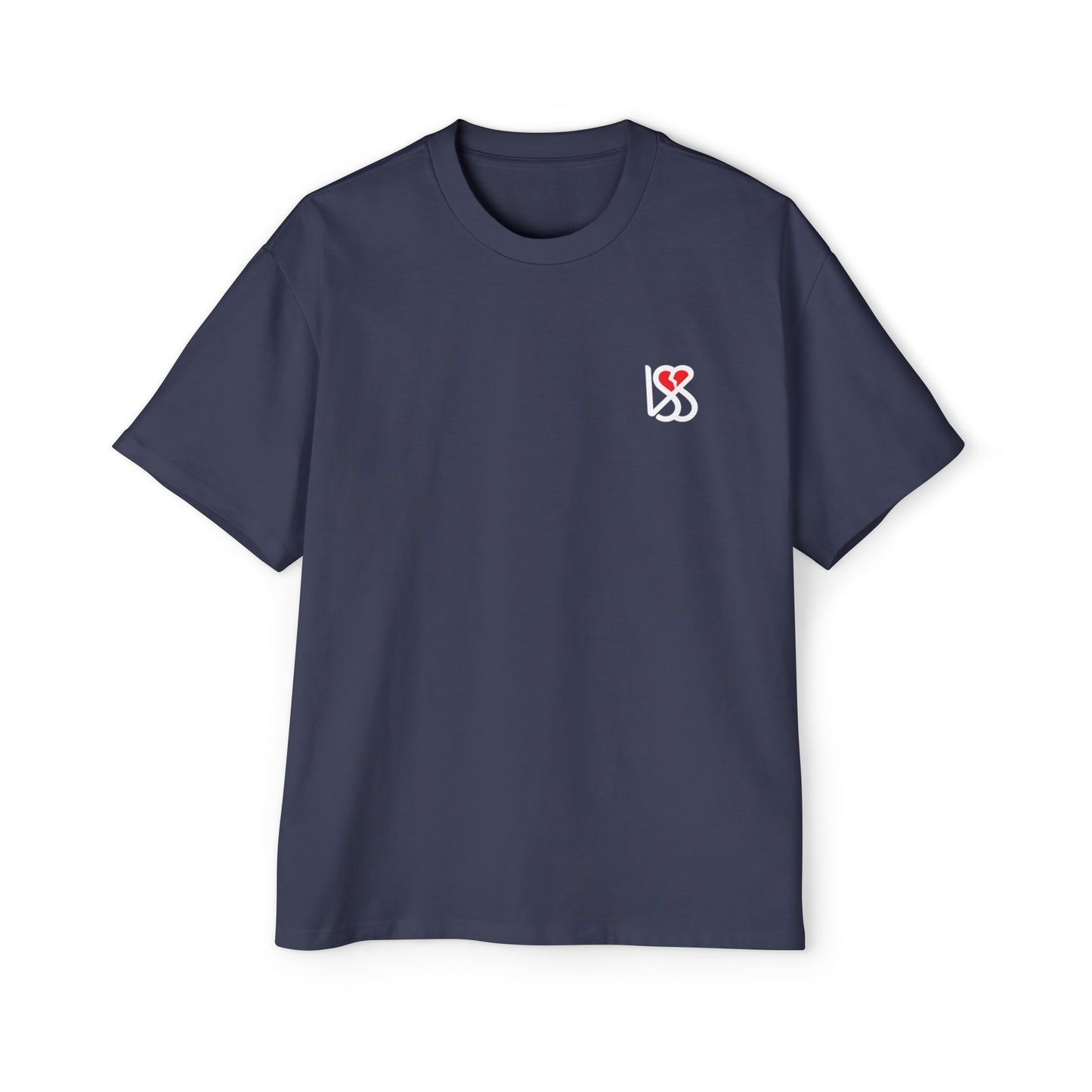 "On My Worst Behavior" Back | LSS Front logo | Unisex Heavy Oversized Tee [Colorways]