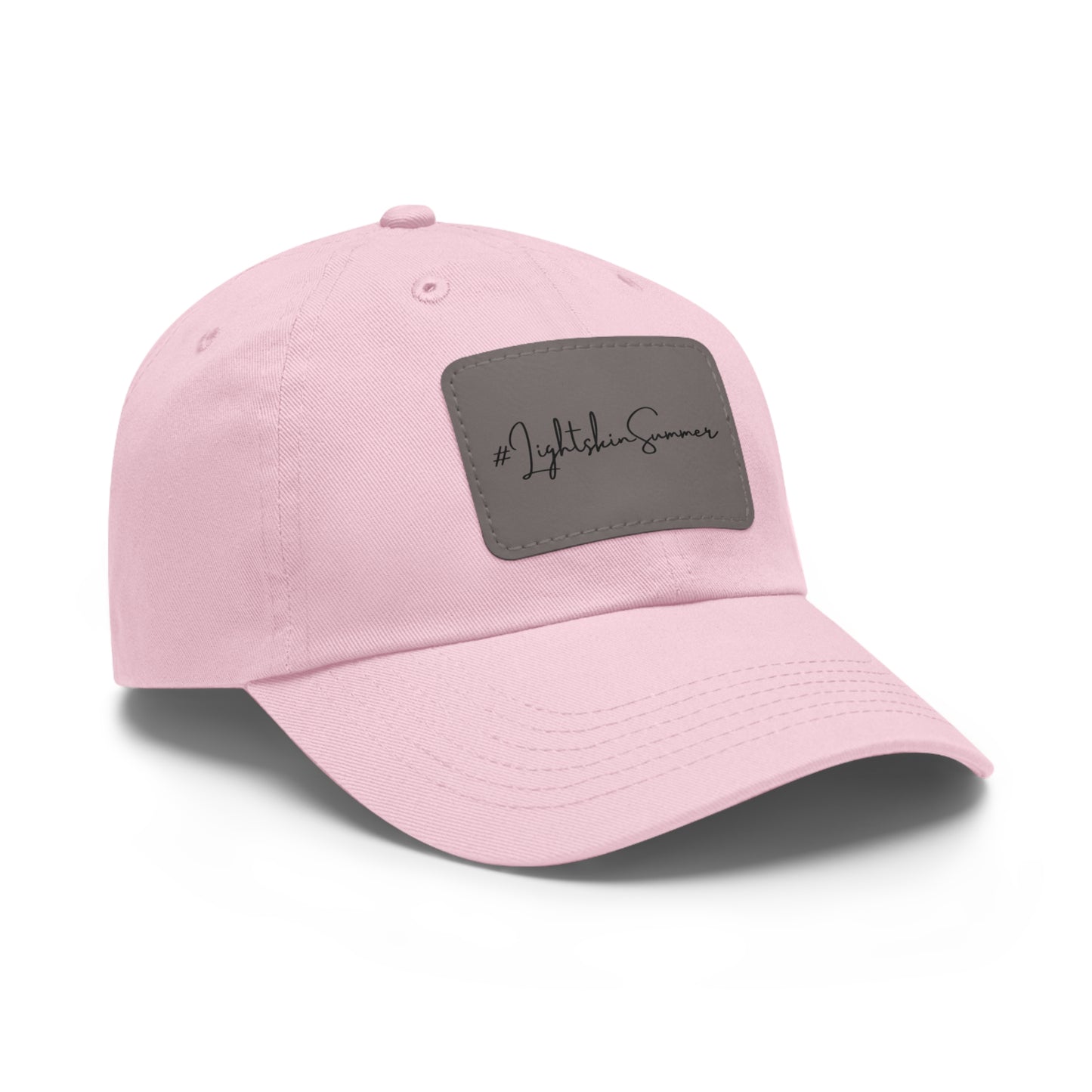 #LightskinSummer Dad Hat with Leather Patch
