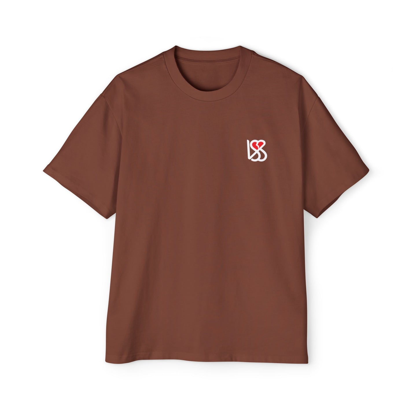 "On My Worst Behavior" Back | LSS Front logo | Unisex Heavy Oversized Tee [Colorways]