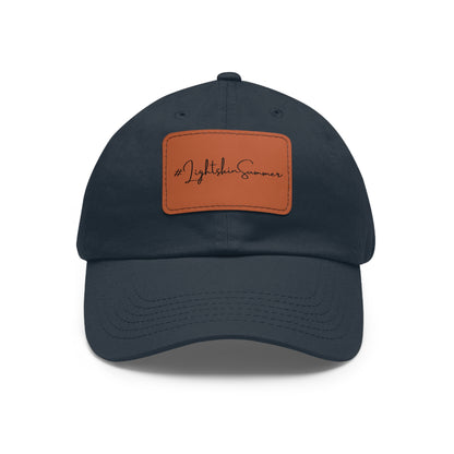 #LightskinSummer Dad Hat with Leather Patch