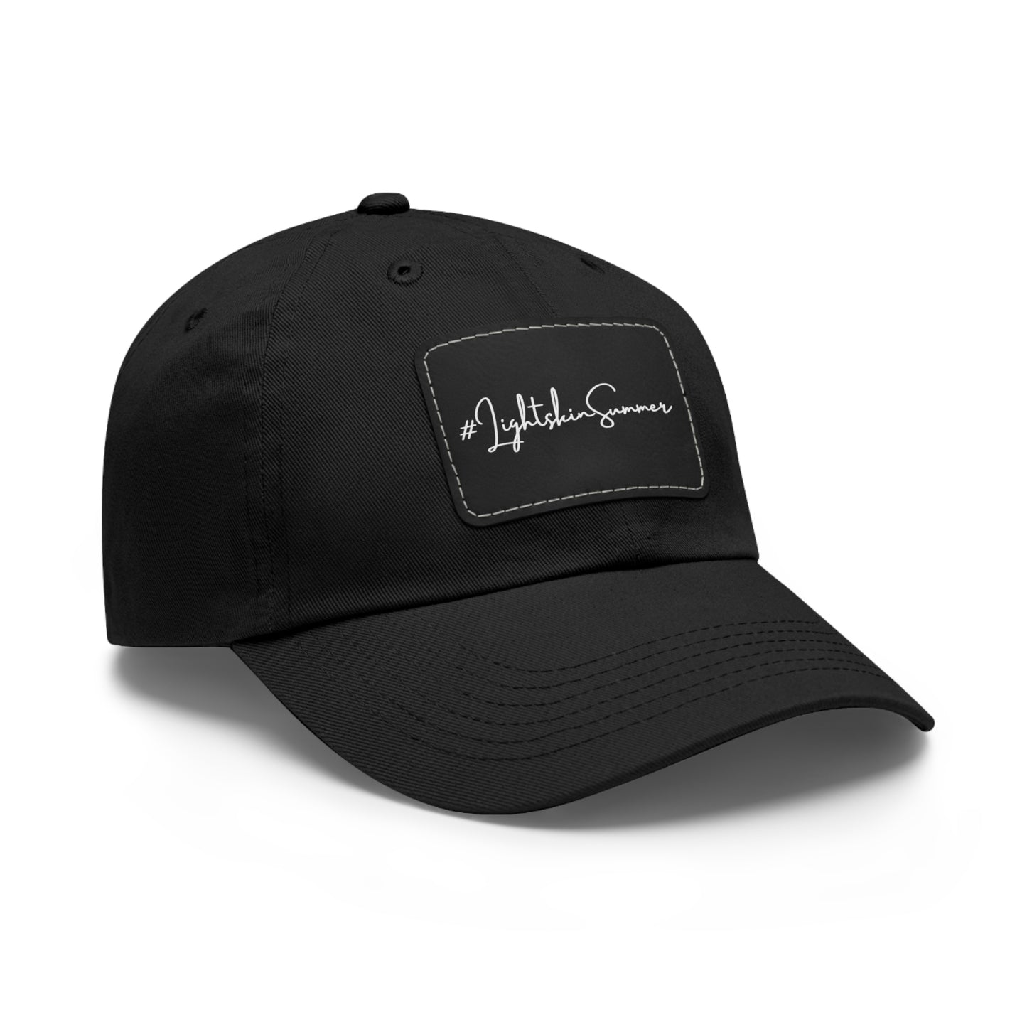 #LightskinSummer Dad Hat with Leather Patch