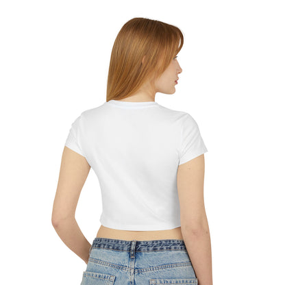"On My Worst Behavior" | Women's Baby Crop Tee [Colorways]