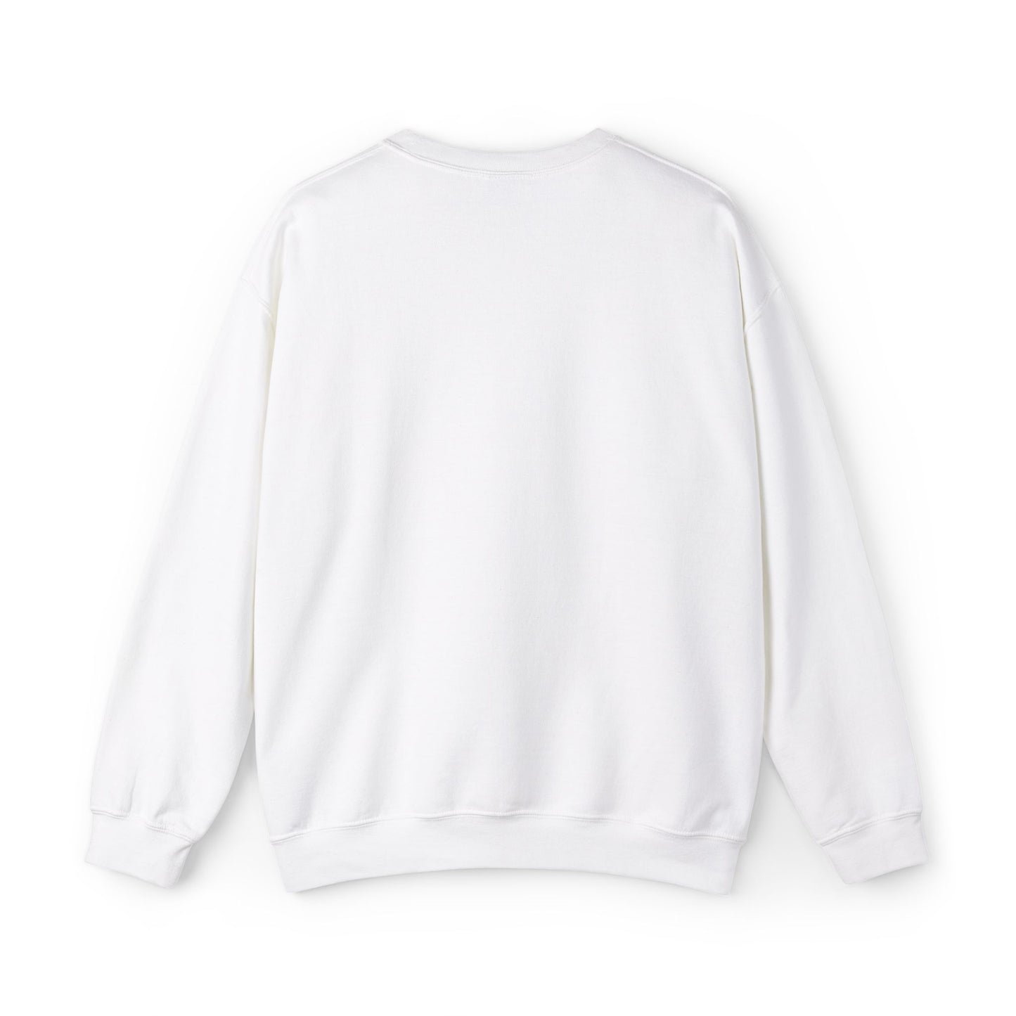 Embroidered LSS Heart Black Logo | White Unisex Heavy Blend™ Crewneck Sweatshirt