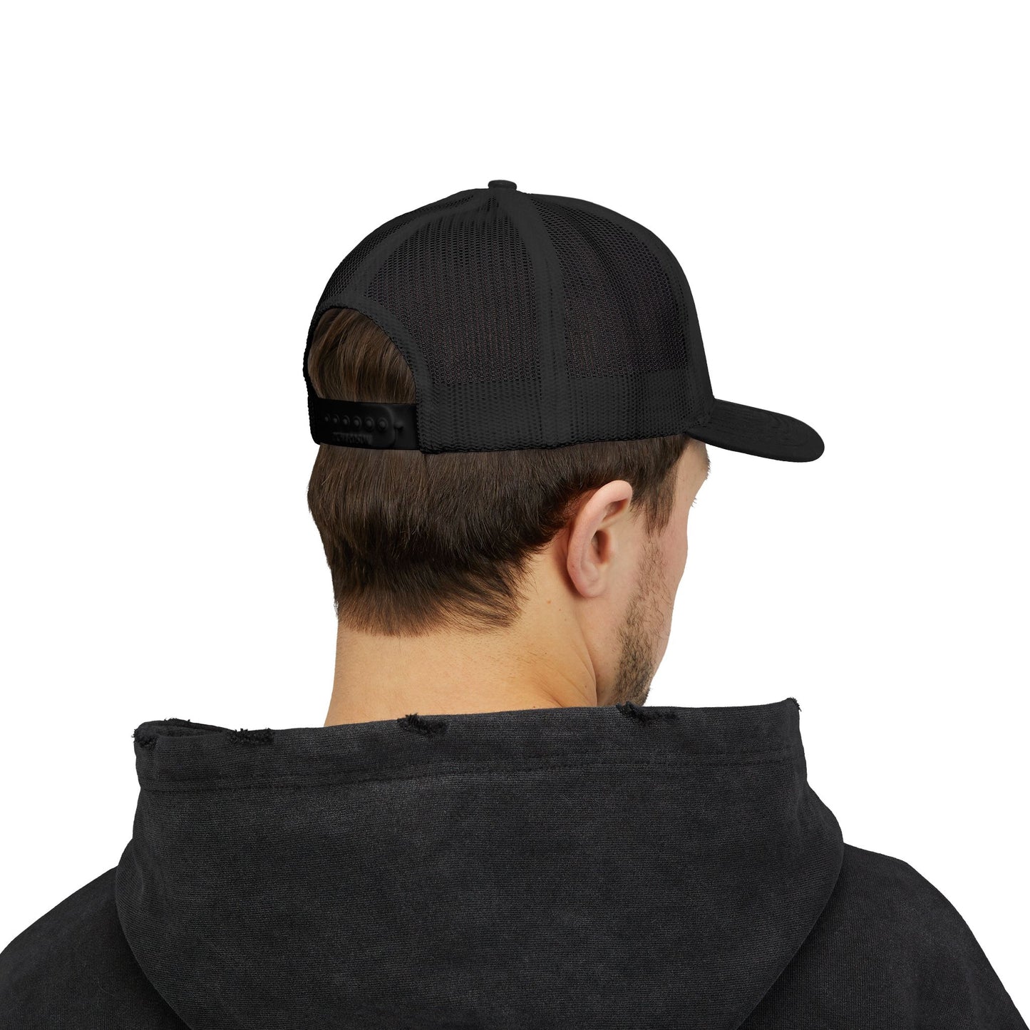 LightSkin Behavior Embroidered Snapback Trucker Cap - Trendy Adjustable Hat