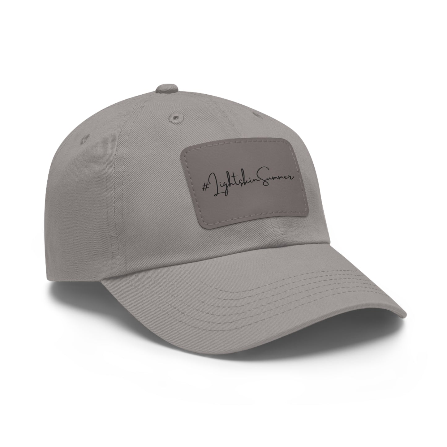 #LightskinSummer Dad Hat with Leather Patch