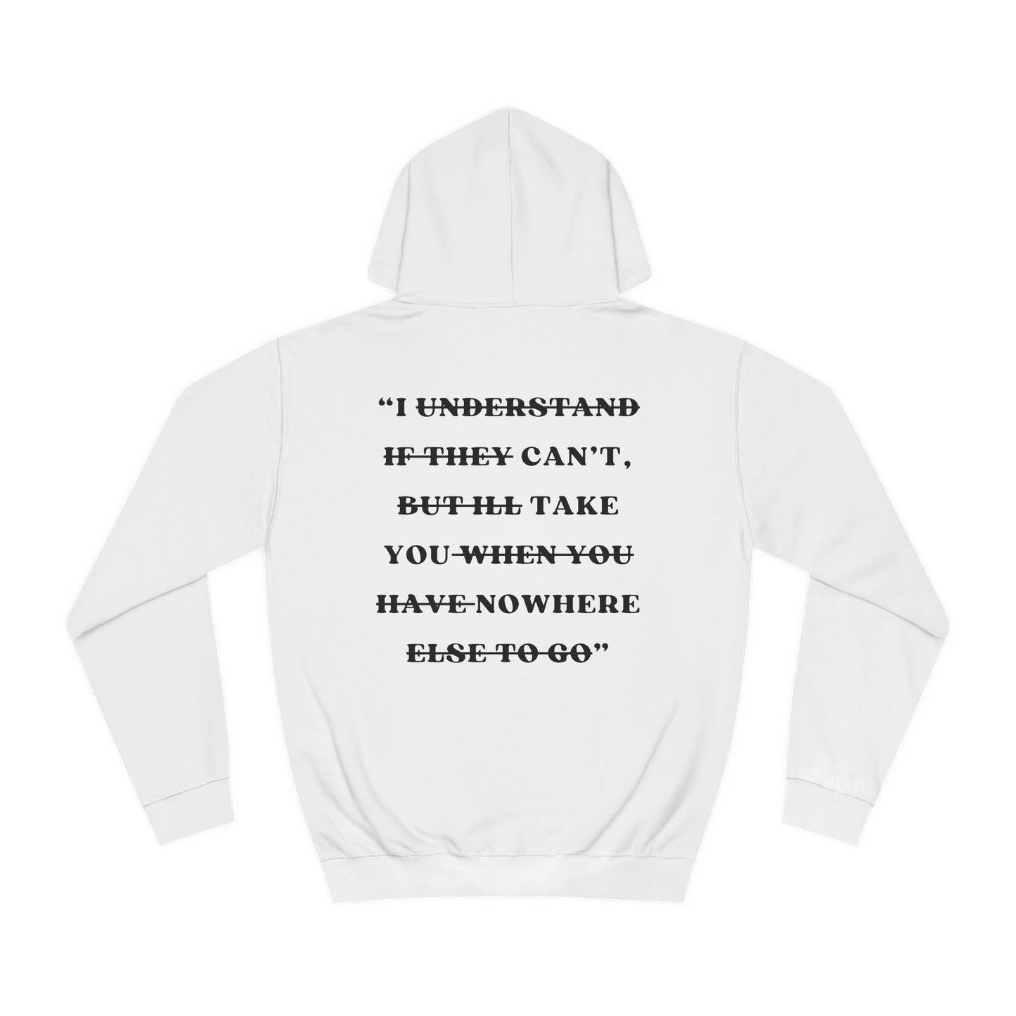 "I can't take you nowhere" | "On My Worst Behavior" | Unisex College Hoodie [Colorways]
