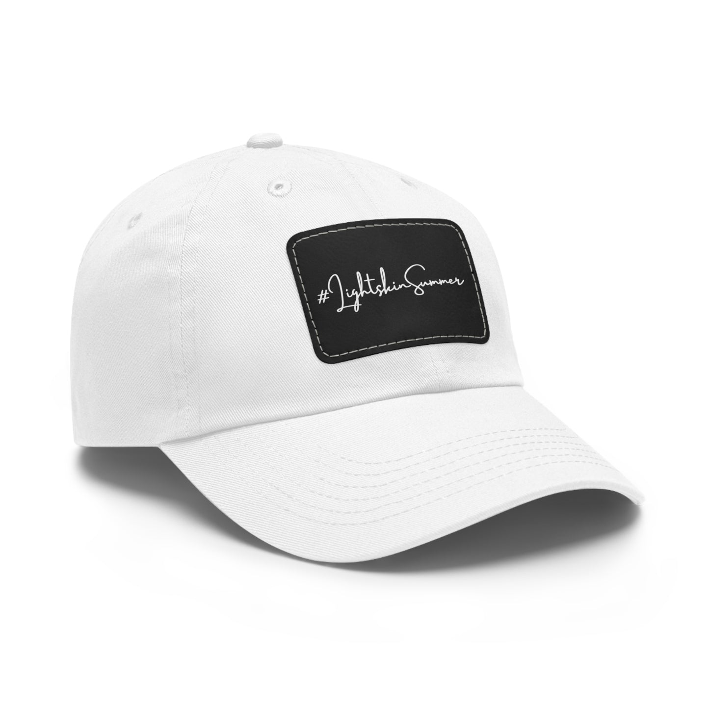 #LightskinSummer Dad Hat with Leather Patch