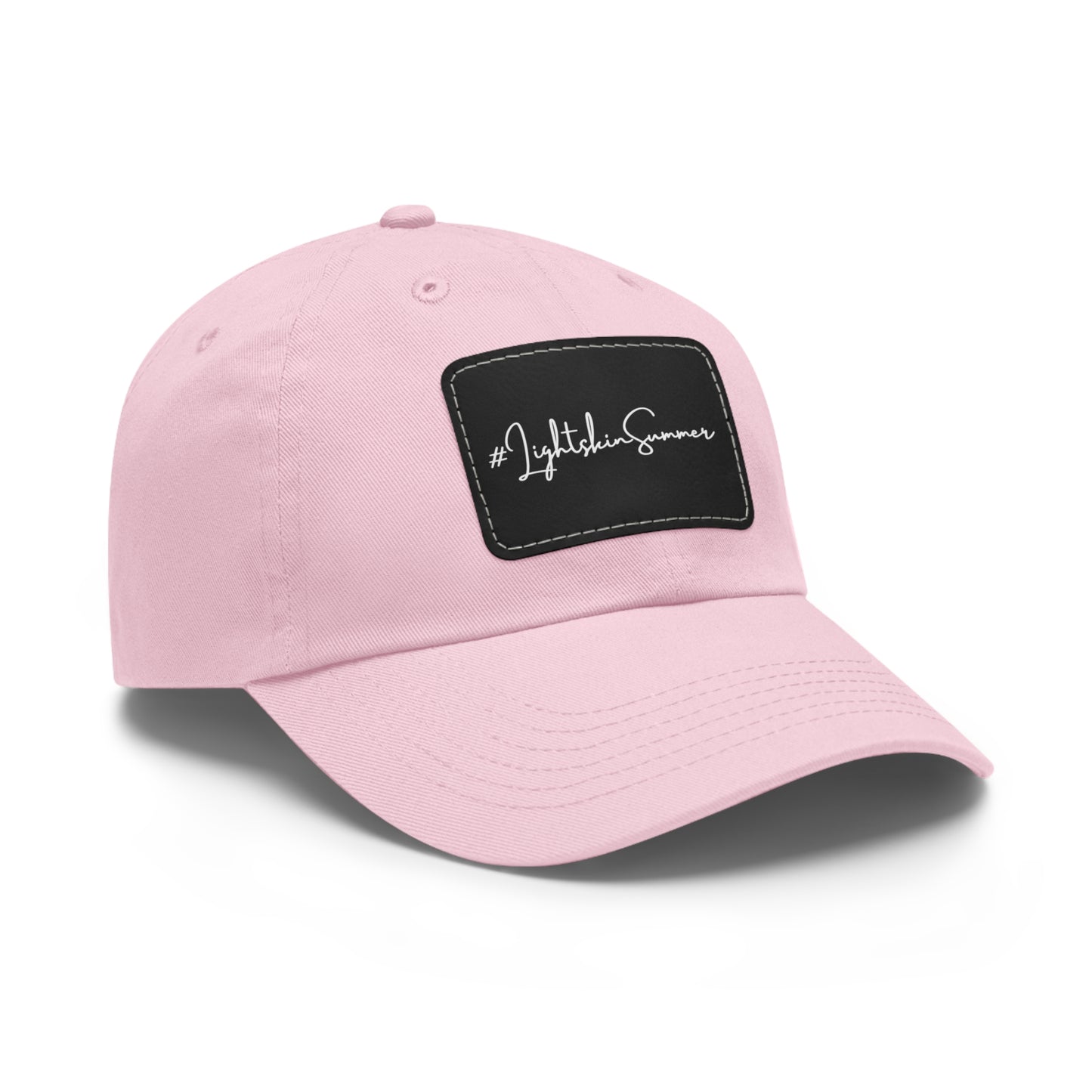 #LightskinSummer Dad Hat with Leather Patch