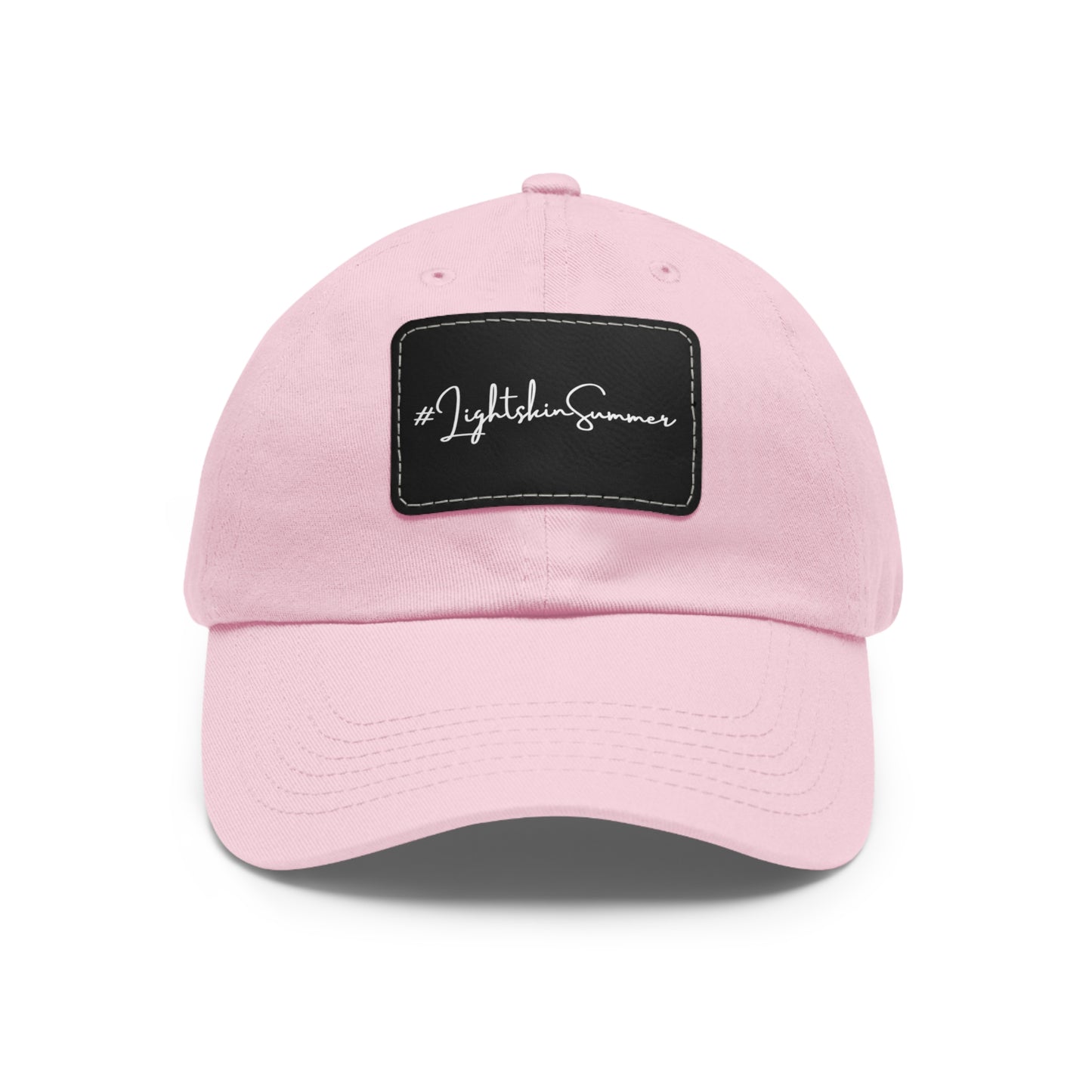 #LightskinSummer Dad Hat with Leather Patch
