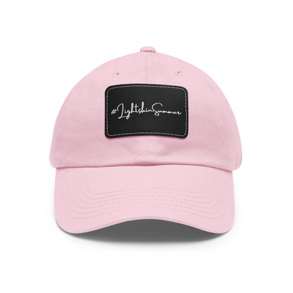 #LightskinSummer Dad Hat with Leather Patch